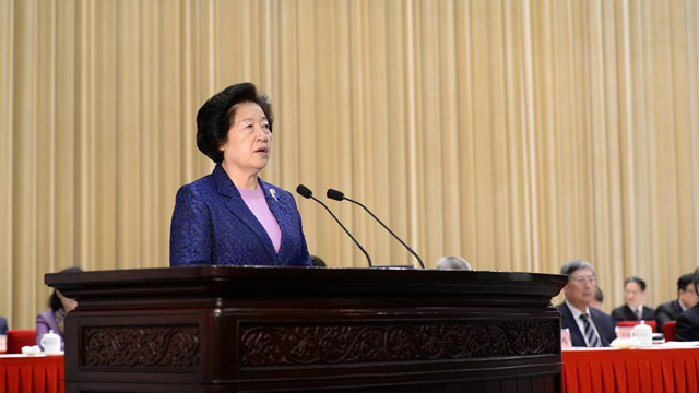 2015年12月，中国民主建国会成立70周年纪念大会在北京举行。时任中央统战部部长孙春兰出席大会并代表中共中央致贺词。